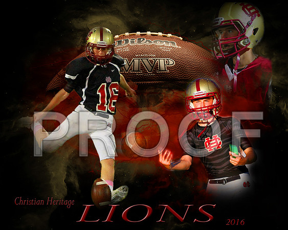Football lightning 16x20
